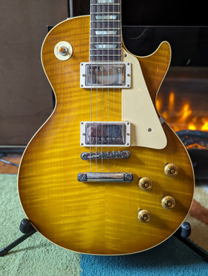 Gibson Les Paul 1959 Custom Shop Historic Les Paul Golden Poppy Burst - 2023