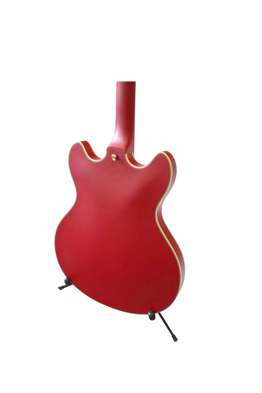 D 'Angel's Dream' × 'Scarlet D'Angelico Deluxe DC Matte Cherry - year 2017 – The Guitar Colonel