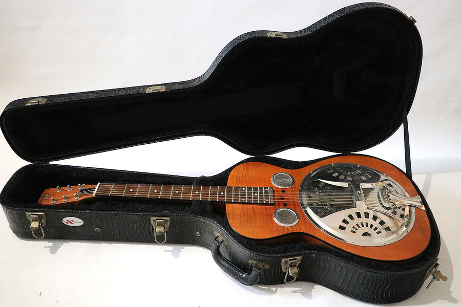 Dobro Hound Dog Deluxe Round Neck Resonator - year 2021