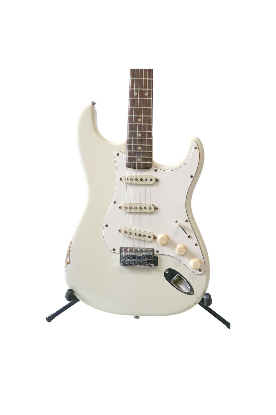 Fender Stratocaster Olympic White - 1972 – The Guitar Colonel