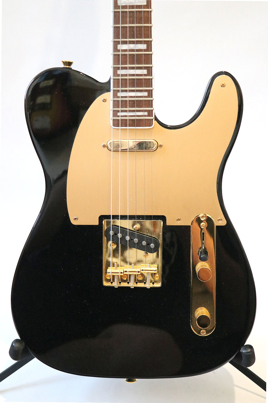 Fender Squier 40th Anniversary Telecaster, Gold Edition, Black