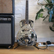 Load image into Gallery viewer, National Reso-Phonic Style O 14 Fret - Mirror Nickel with Deco Palm Tree - year 2023
