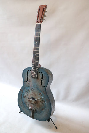 National Reso-Phonic NRP 'Barnyard Blue' Steel Resonator