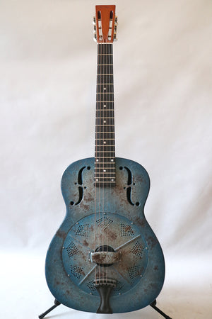 National Reso-Phonic NRP 'Barnyard Blue' Steel Resonator