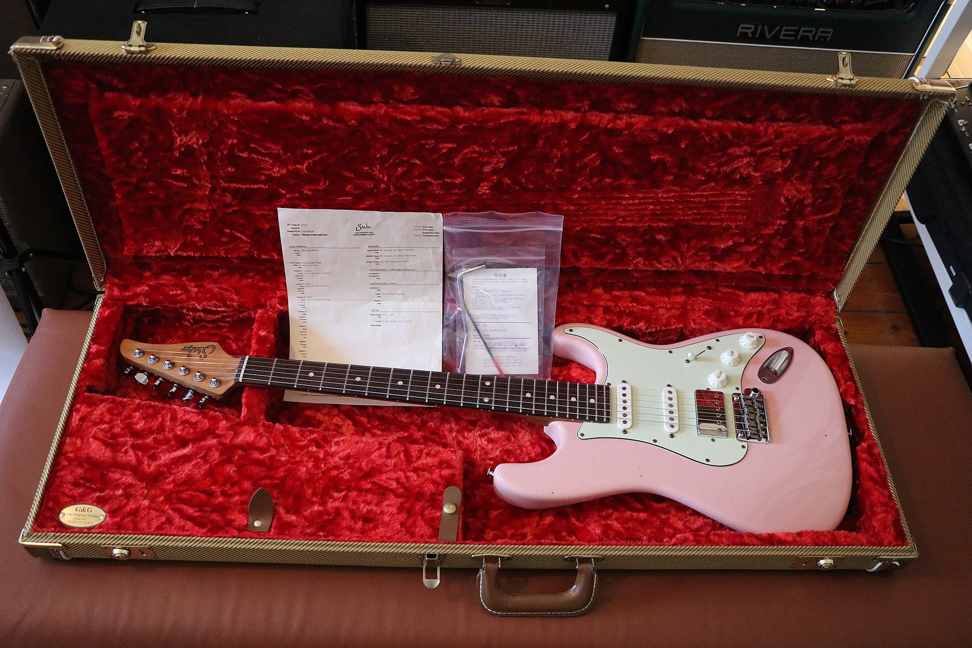 Suhr Classic Antique Shell Pink – The Guitar Colonel