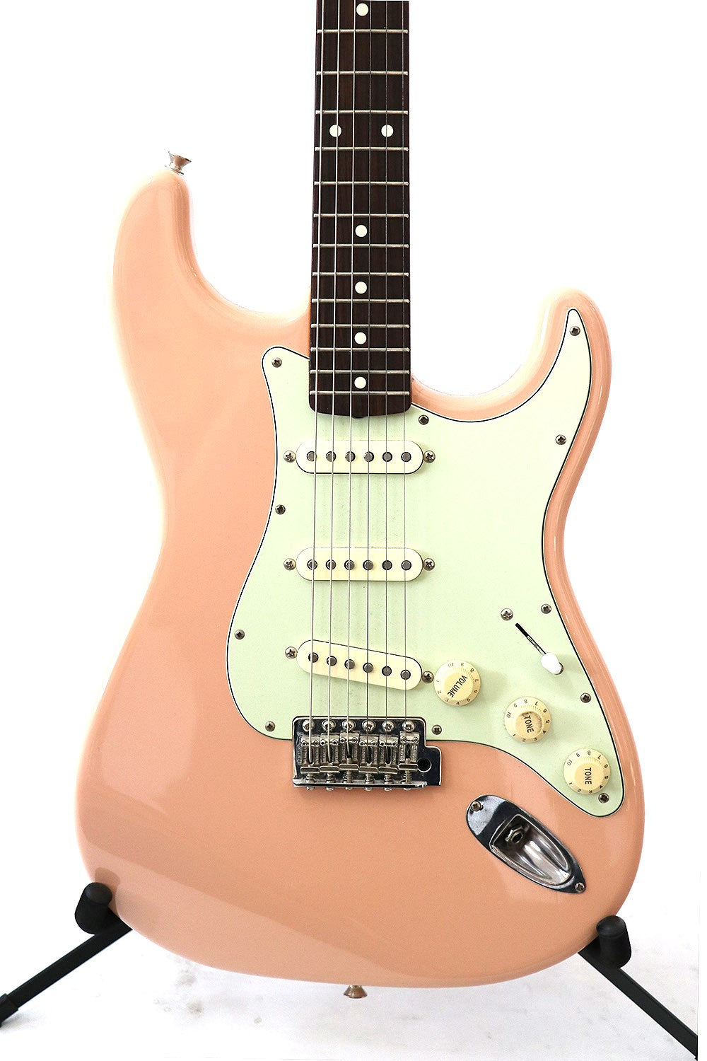Fender Stratocaster 1990s Shell Pink MIJ – The Guitar Colonel