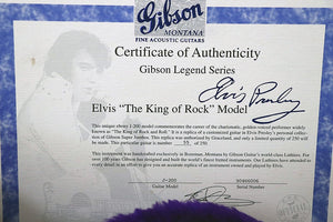 Gibson J-200 1996 Elvis Presley 'King of Rock' Ltd Ed
