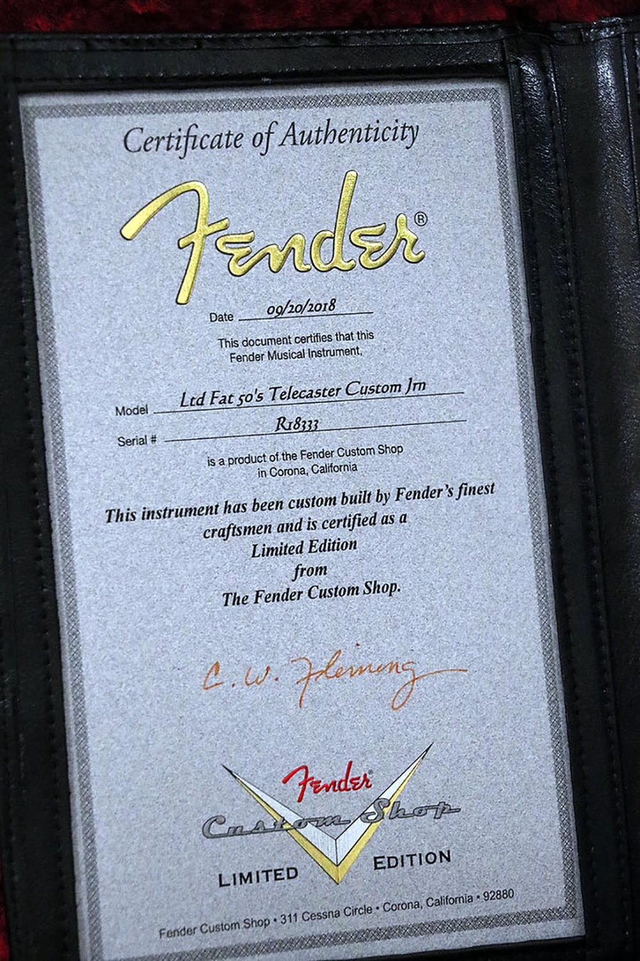 Fender Custom Shop Fat '50s Telecaster Journeyman Relic NAMM Limited-Edition 2018