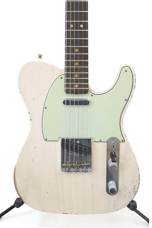 Fender Custom Shop Ltd Ed '63 Telecaster Ash Body Journeyman Relic Aged white Blonde