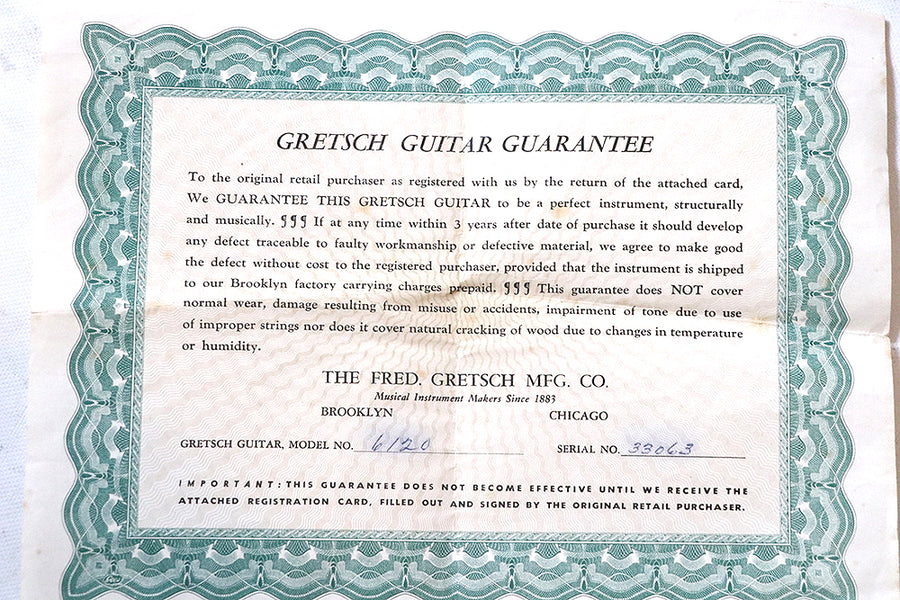 Grestch 6120 1959 Owned by Brian Setzer